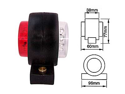 Led kumivarsivalo 24V