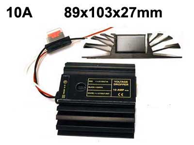 J�nnitteen alennin 24V->12V 10A
