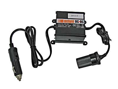 J�nnitteen alennin 24V->12V 10A pistokkeella