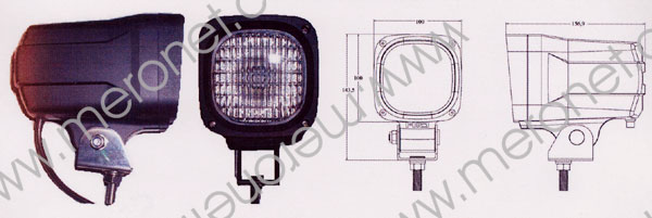 Maxtel hid 12/24V 100X100mm