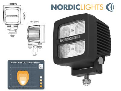 Led työvalo Nordic N44 12-24V 40W Led työvalo Nordic N44 12-24V 40W